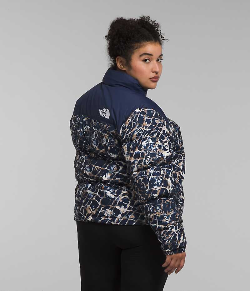 Doudoune The North Face Plus 1996 Retro Nuptse Femme Bleu Marine | FR UMANH