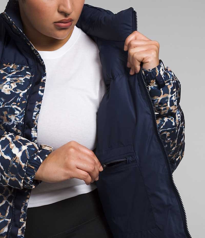 Doudoune The North Face Plus 1996 Retro Nuptse Femme Bleu Marine | FR UMANH
