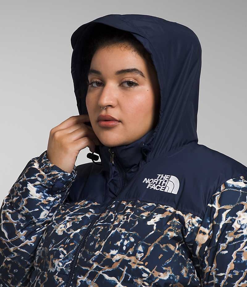 Doudoune The North Face Plus 1996 Retro Nuptse Femme Bleu Marine | FR UMANH