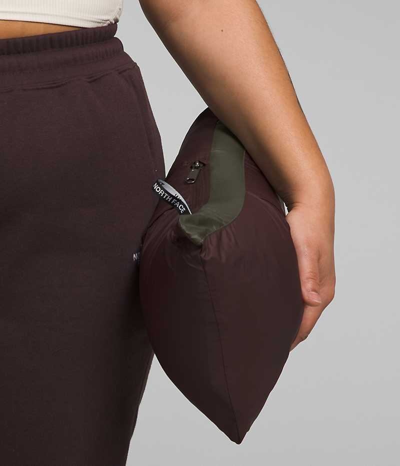 Doudoune The North Face Plus 1996 Retro Nuptse Femme Vert Marron | FRANCE WBXUI
