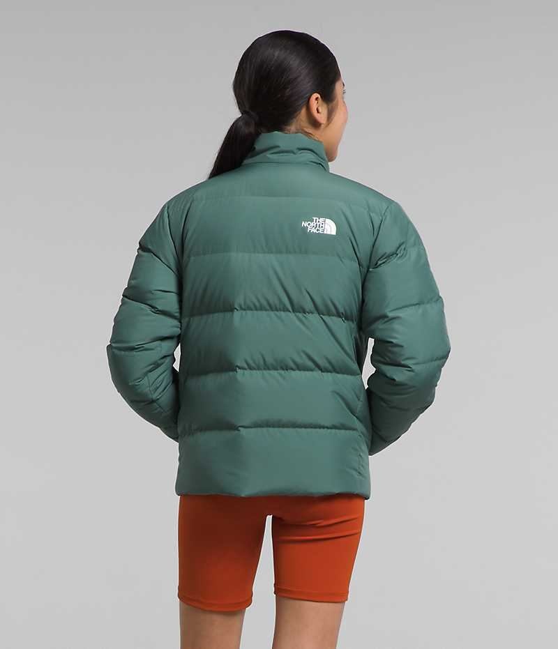 Doudoune The North Face Reversible North Fille Vert | FRANCE HDWYV