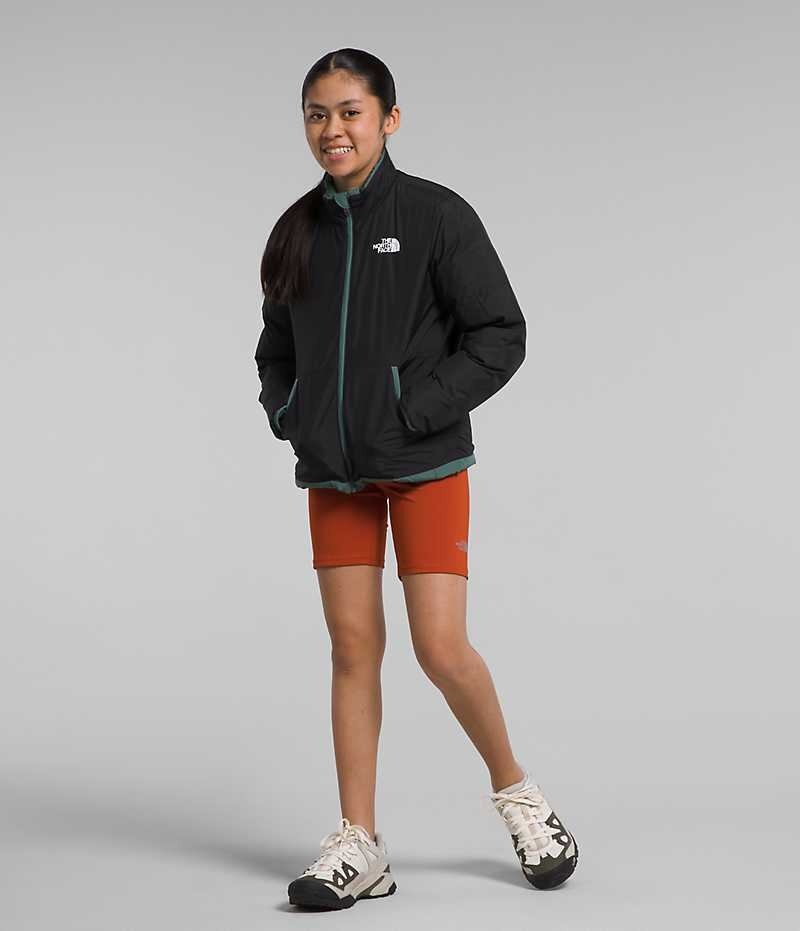 Doudoune The North Face Reversible North Fille Vert | FRANCE HDWYV