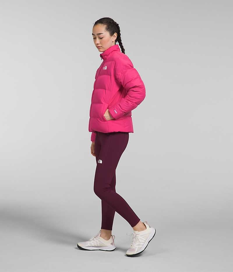 Doudoune The North Face Reversible North Fille Rose | PARIS MFKTE