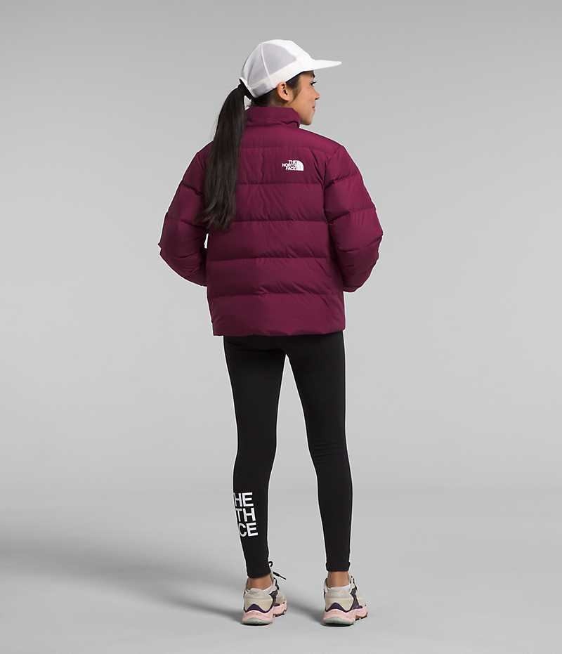 Doudoune The North Face Reversible North Fille Bordeaux | FR UHSYQ