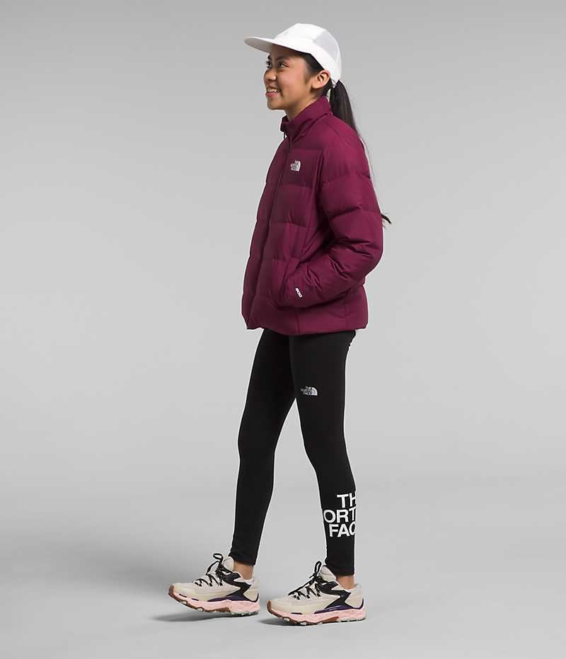Doudoune The North Face Reversible North Fille Bordeaux | FR UHSYQ