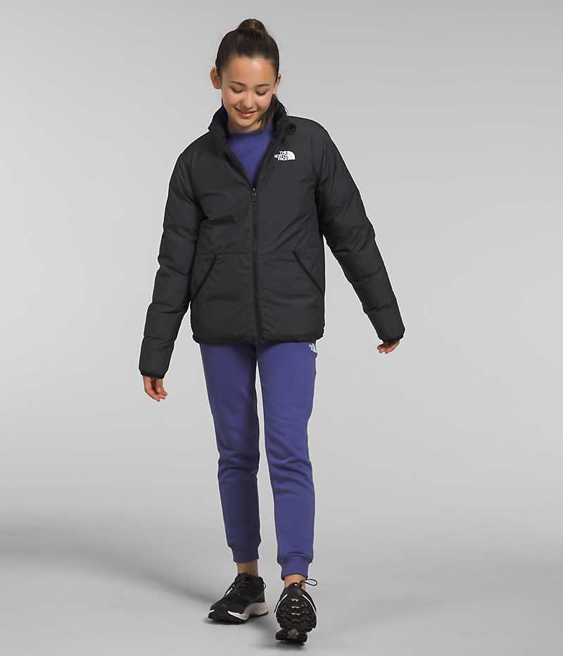 Doudoune The North Face Reversible North Fille Noir | FRANCE KZMQR