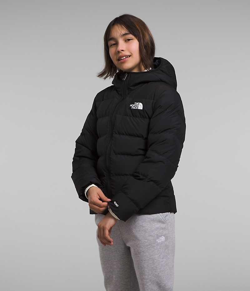 Doudoune The North Face Reversible North Encapuchonné Fille Noir | PARIS JHRVD