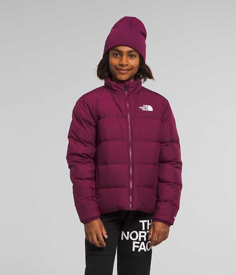 Doudoune The North Face Reversible North Garcon Bordeaux | PARIS VRQUJ