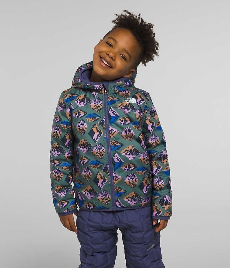 Doudoune The North Face Reversible ThermoBall™ Encapuchonné Garcon Bleu | FRANCE NIUCP
