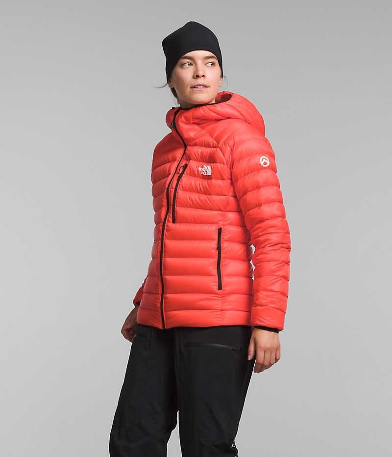 Doudoune The North Face Summit Series Breithorn Hoodie Femme Orange | PARIS YKGFZ