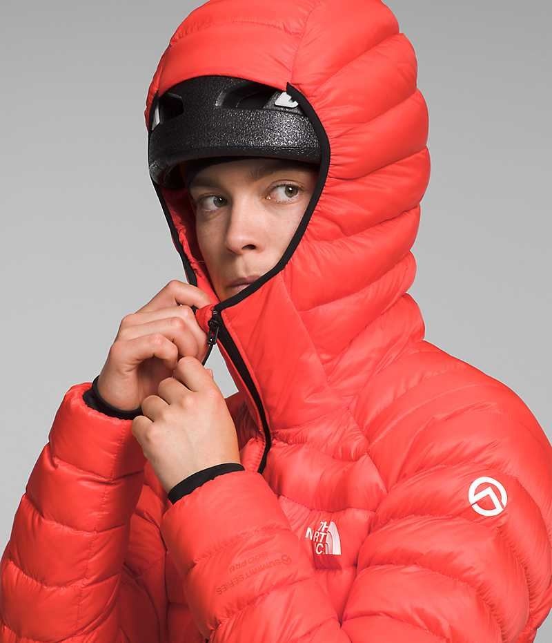 Doudoune The North Face Summit Series Breithorn Hoodie Femme Orange | PARIS YKGFZ