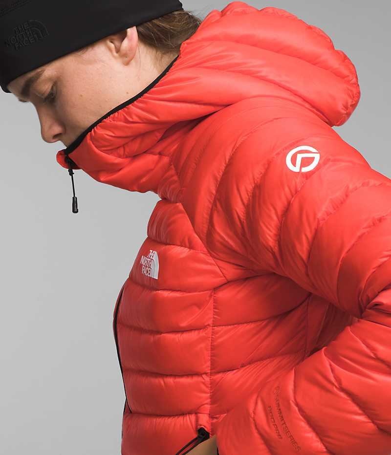 Doudoune The North Face Summit Series Breithorn Hoodie Femme Orange | PARIS YKGFZ