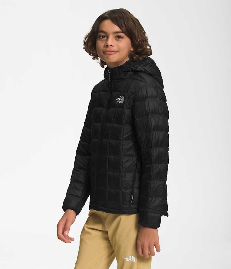 Doudoune The North Face ThermoBall™ Encapuchonné Garcon Noir | FR DRAUQ