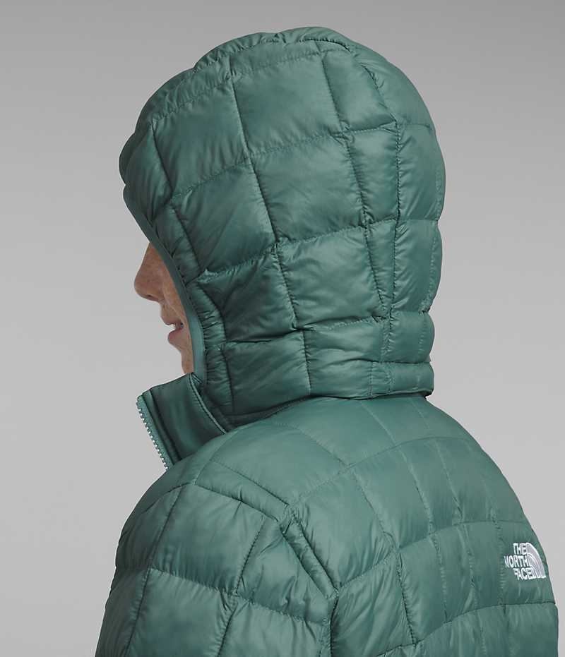 Doudoune The North Face ThermoBall™ Encapuchonné Garcon Vert | PARIS TBLGO