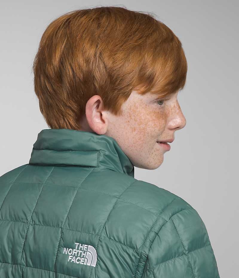 Doudoune The North Face ThermoBall™ Encapuchonné Garcon Vert | PARIS TBLGO