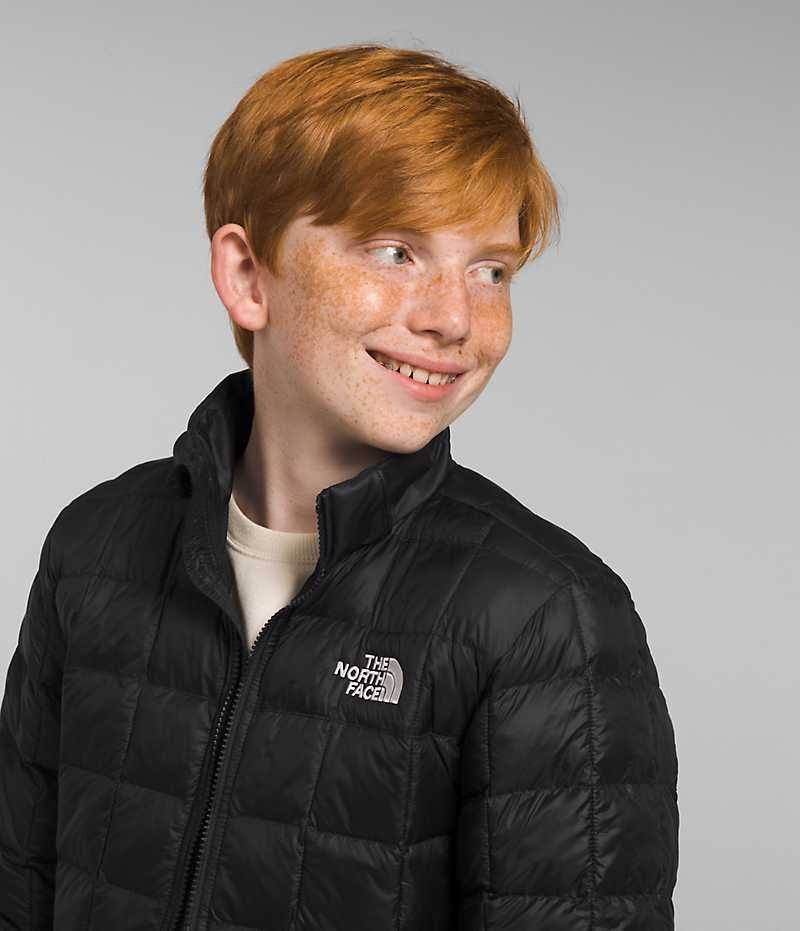 Doudoune The North Face ThermoBall™ Encapuchonné Garcon Noir | FR QZAFU