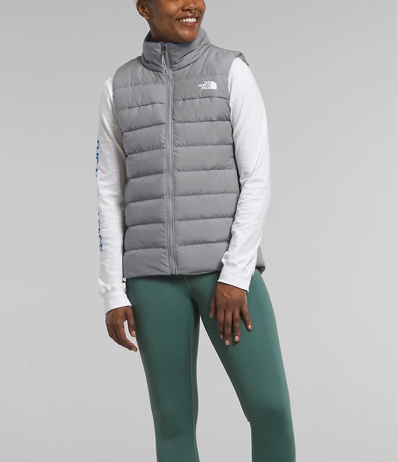 Gilet The North Face Aconcagua 3 Femme Grise | PARIS WELDM