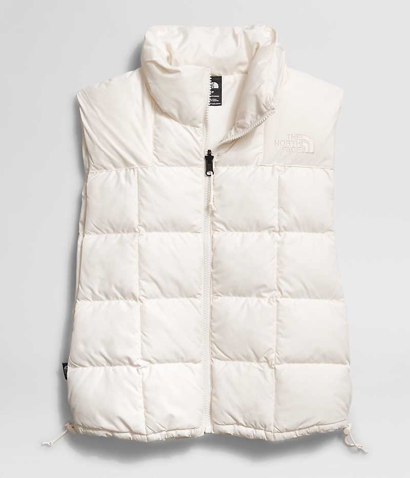 Gilet The North Face Lhotse Reversible Femme Blanche | FR GNQMC