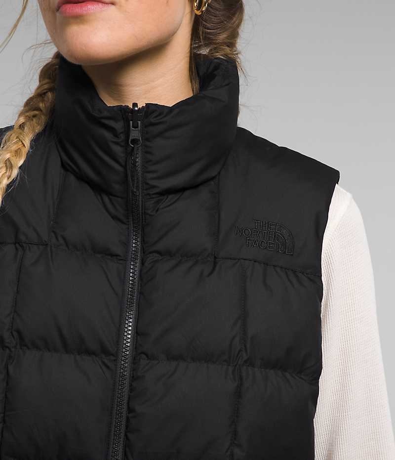 Gilet The North Face Lhotse Reversible Femme Noir | FRANCE DBPQR