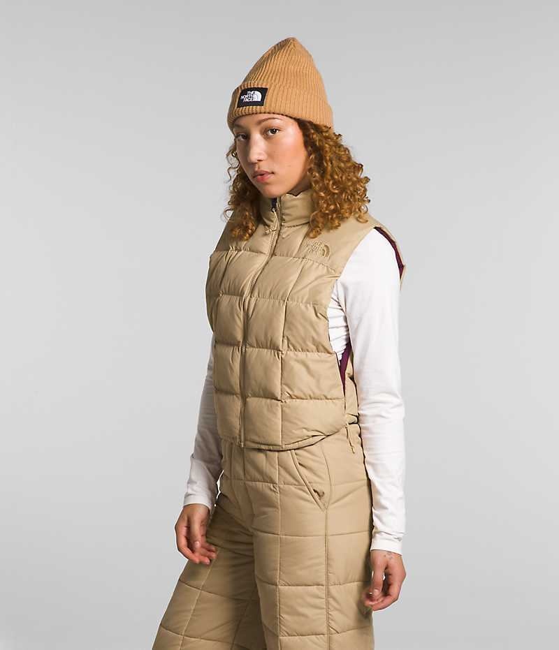 Gilet The North Face Lhotse Reversible Femme Kaki | PARIS MXSHV