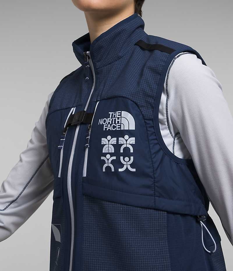 Gilet The North Face Trailwear D'hiver Warm Flash Femme Bleu Marine | FR GSTYJ