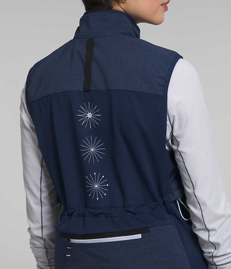 Gilet The North Face Trailwear D'hiver Warm Flash Femme Bleu Marine | FR GSTYJ