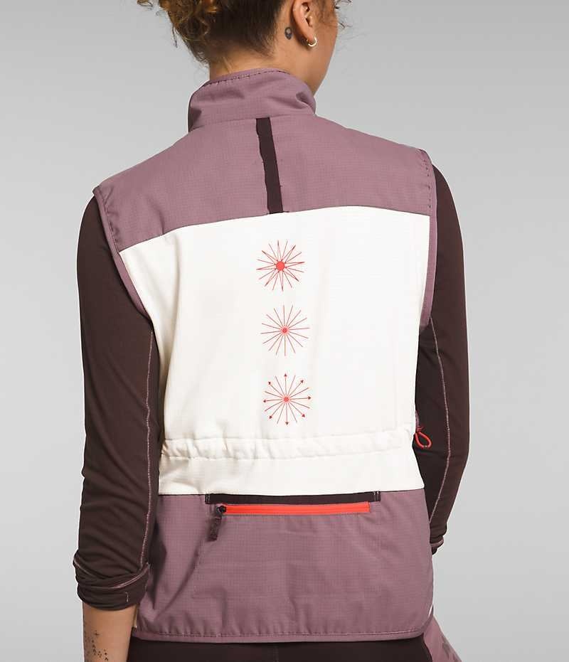 Gilet The North Face Trailwear D'hiver Warm Flash Femme Fushia | FRANCE TMPBK