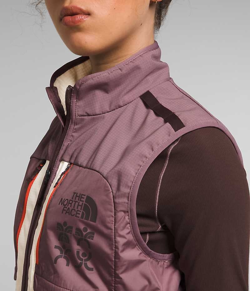 Gilet The North Face Trailwear D'hiver Warm Flash Femme Fushia | FRANCE TMPBK