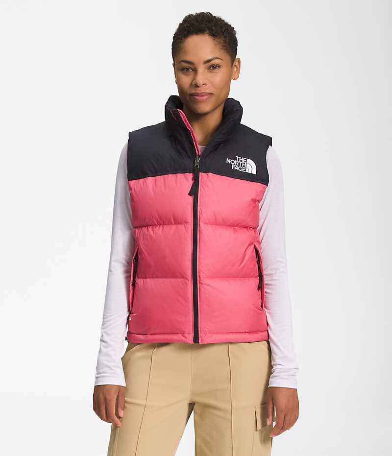 Gilet en Duvet The North Face 1996 Retro Nuptse Femme Rose | FRANCE SPLUQ