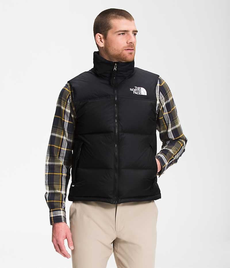 Gilet en Duvet The North Face 1996 Retro Nuptse Homme Noir | FRANCE GLRPW