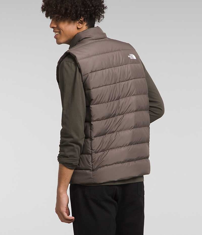 Gilet en Duvet The North Face Aconcagua 3 Homme Marron | FR BQGRM
