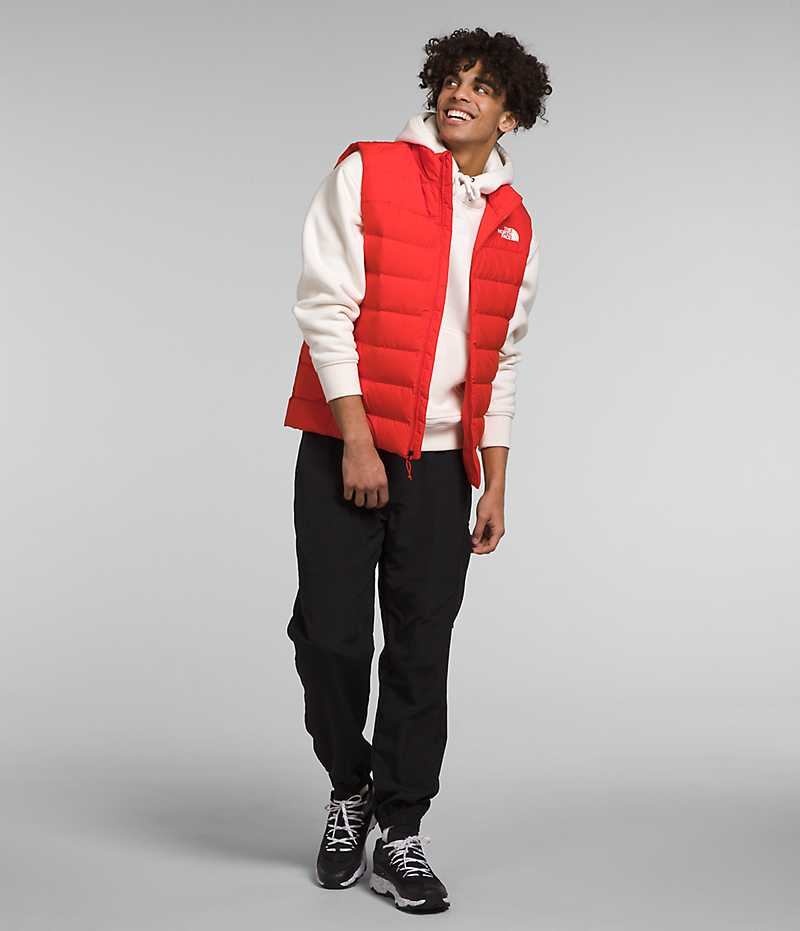 Gilet en Duvet The North Face Aconcagua 3 Homme Rouge | FRANCE KCTVB
