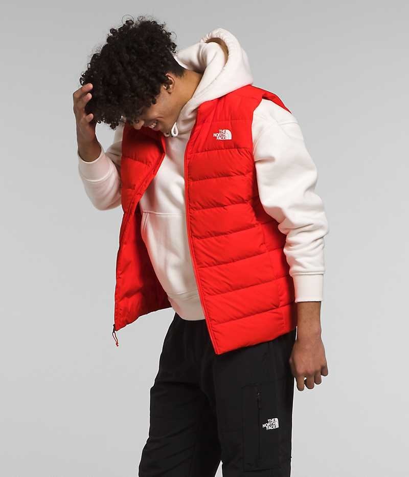 Gilet en Duvet The North Face Aconcagua 3 Homme Rouge | FRANCE KCTVB