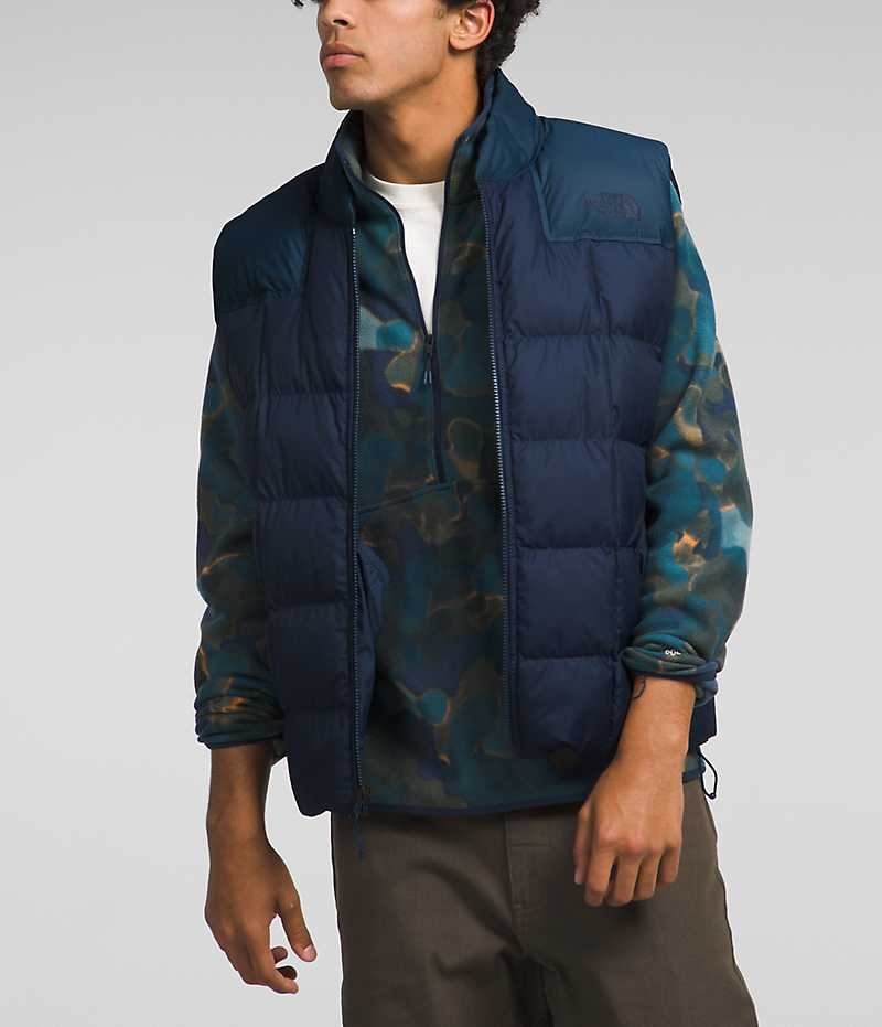Gilet en Duvet The North Face Lhotse Reversible Homme Bleu Marine | FRANCE KJSPR
