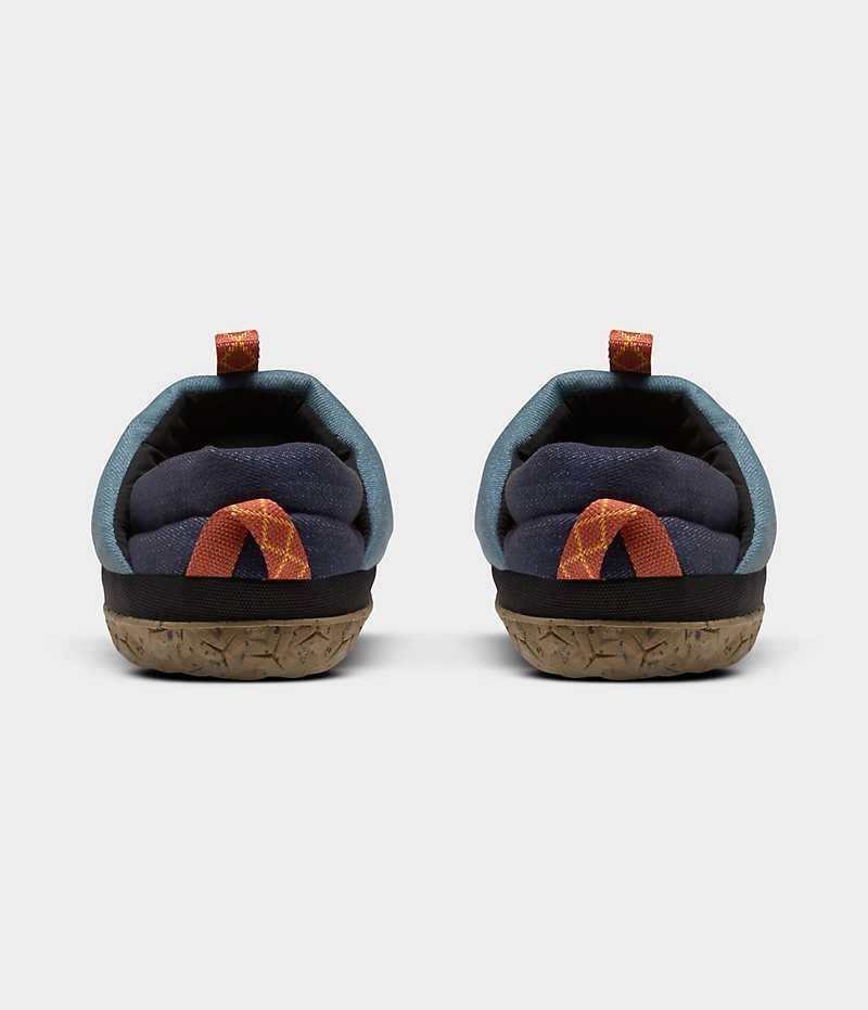 Mules The North Face Nuptse Denim Femme Bleu | FR CQWUT