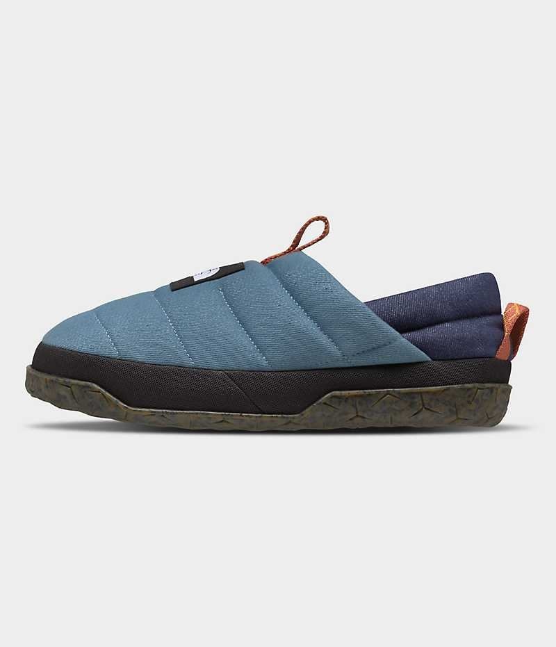 Mules The North Face Nuptse Denim Homme Bleu | FRANCE LQNID