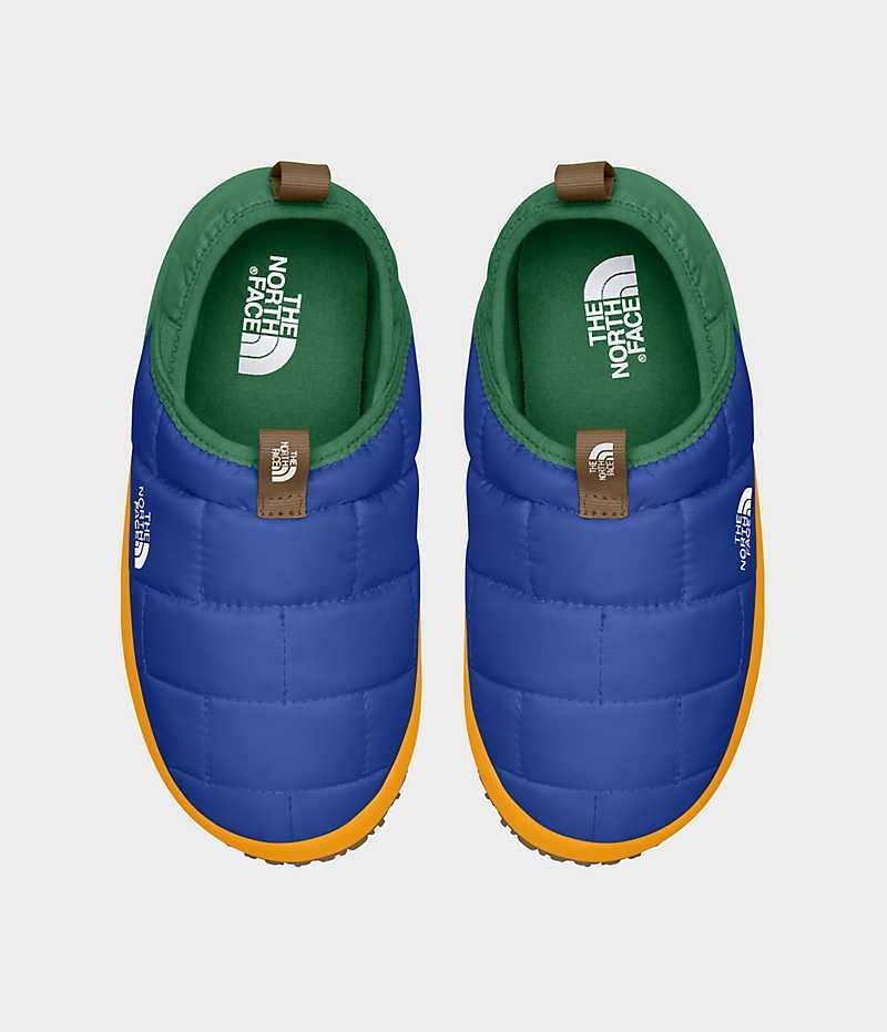 Mules The North Face ThermoBall™ Traction II Fille Bleu Vert | FRANCE XEWFH
