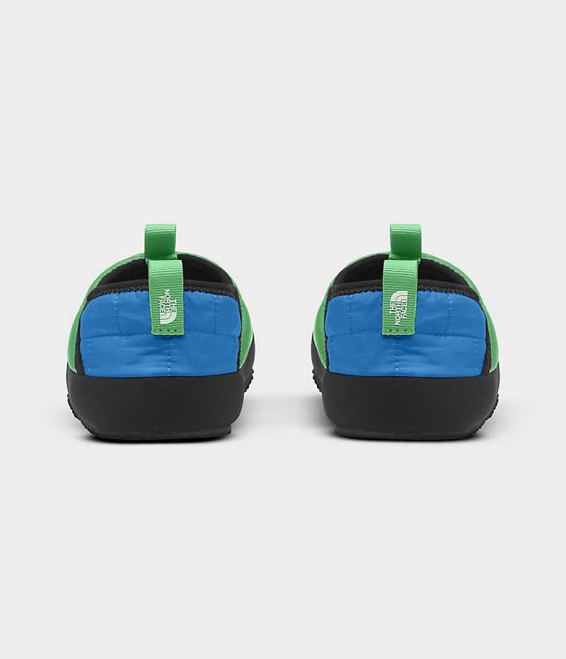 Mules The North Face ThermoBall™ Traction II Fille Vert Bleu | FR QSJRL