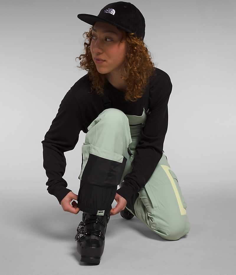 Pantalon Bib The North Face Dragline Femme Menthe | FRANCE PLDUJ
