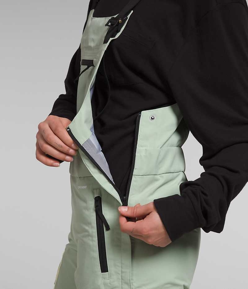 Pantalon Bib The North Face Dragline Femme Menthe | FRANCE PLDUJ