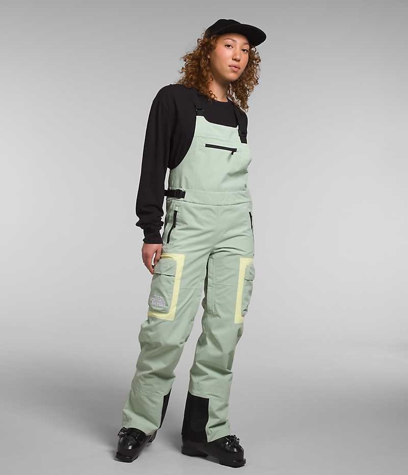 Pantalon Bib The North Face Dragline Femme Menthe | FRANCE PLDUJ