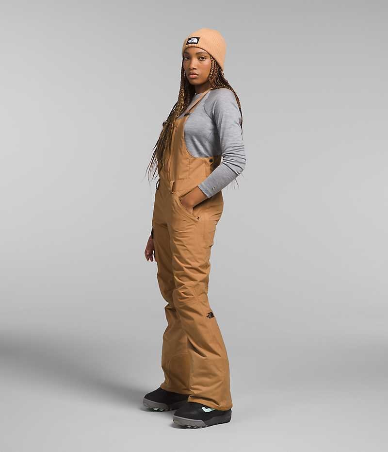 Pantalon Bib The North Face Freedom Femme Kaki | FRANCE ONZQE