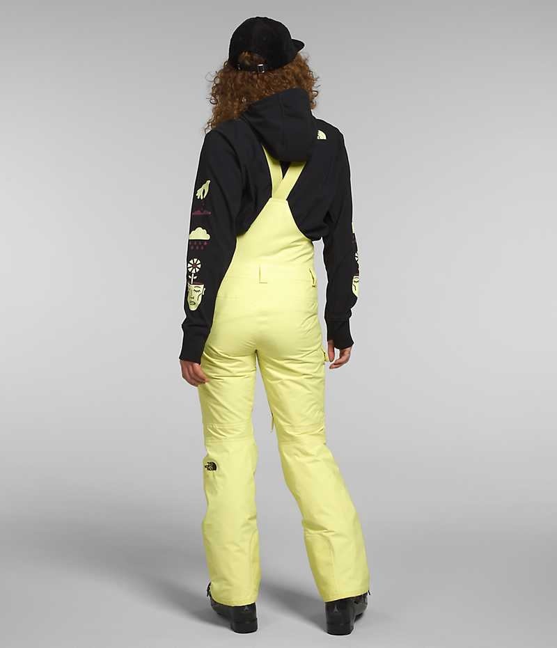 Pantalon Bib The North Face Freedom Insulated Femme Jaune | PARIS YLNFD