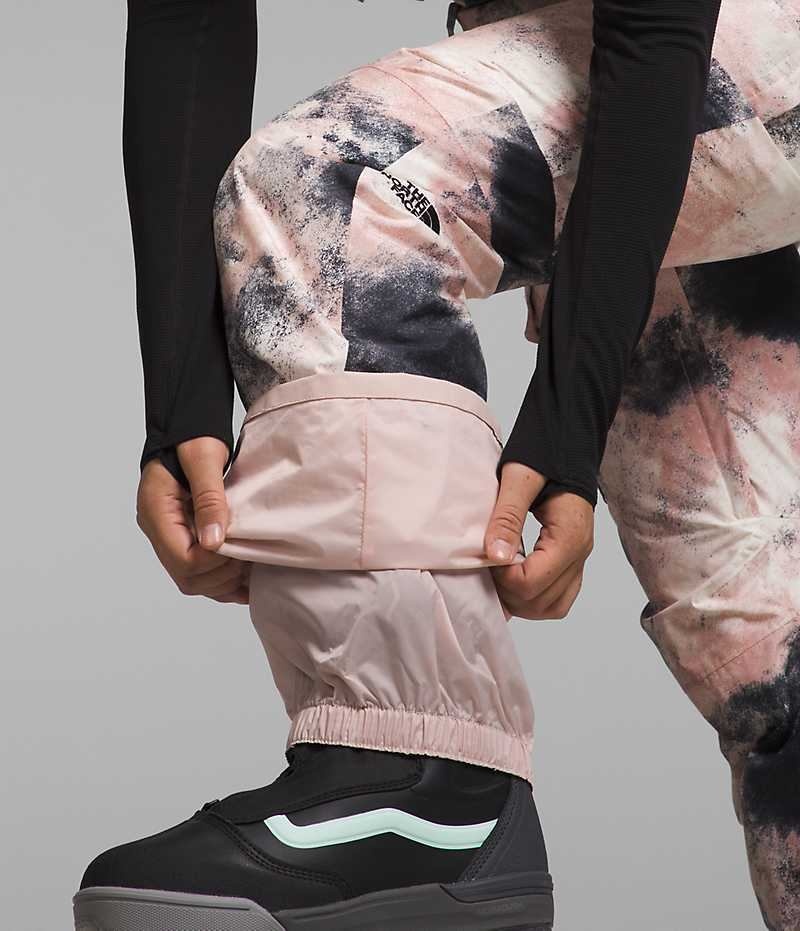 Pantalon Bib The North Face Freedom Insulated Femme Rose | FR ZKEQL