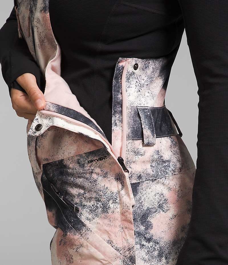 Pantalon Bib The North Face Freedom Insulated Femme Rose | FR ZKEQL