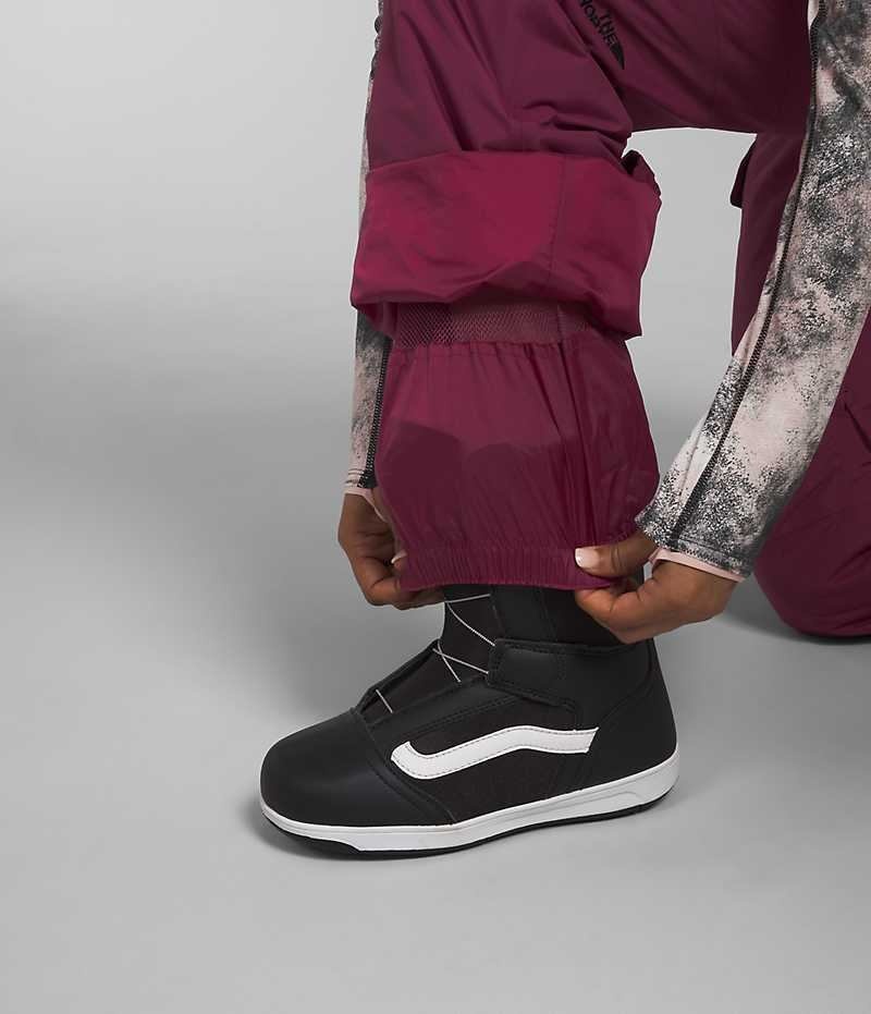 Pantalon Bib The North Face Freedom Insulated Femme Bordeaux | FRANCE PYXNA