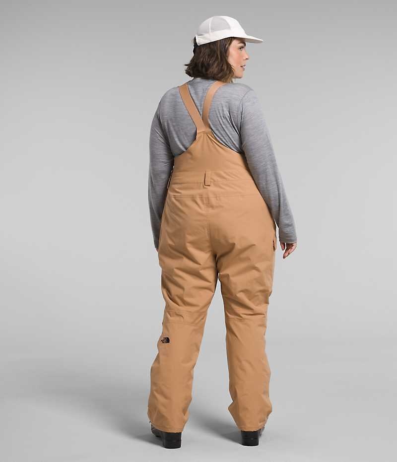 Pantalon Bib The North Face Plus Freedom Femme Kaki | FRANCE LVQHO