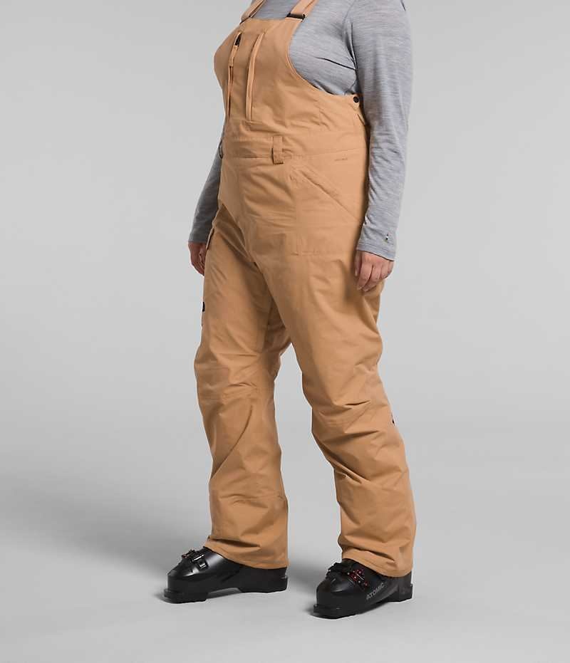 Pantalon Bib The North Face Plus Freedom Femme Kaki | FRANCE LVQHO