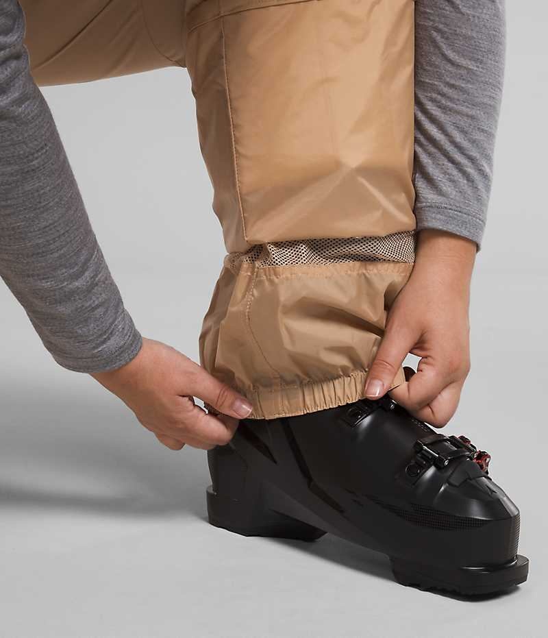 Pantalon Bib The North Face Plus Freedom Femme Kaki | FRANCE LVQHO