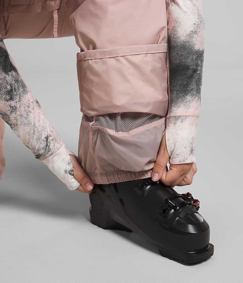 Pantalon Bib The North Face Plus Freedom Femme Rose | PARIS ZPDCT
